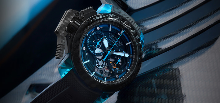 In Focus: Graham Chronofighter Superlight Carbon Skeleton—Translucent Series