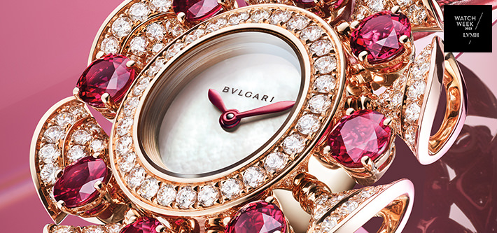 Bulgari At LVMH Watch Week 2023: A Romance Of Diamonds And Coloured Gemstones