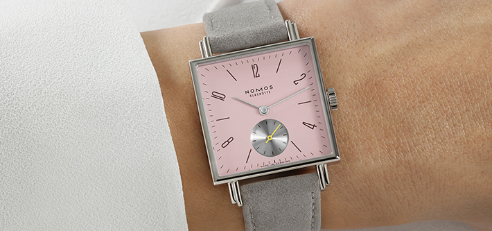 Nomos Glashütte Tetra: Celebrating Pink Dials And Square Watches