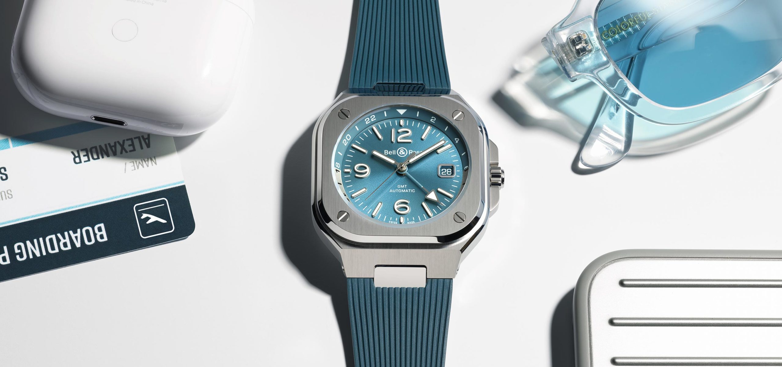 A Mouthful Of Sky: Bell & Ross BR 05 GMT Sky Blue