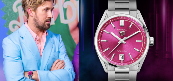 Celebrity Watch: Pink Dials On ‘Barbie’ Stars Ryan Gosling And Will Ferrell