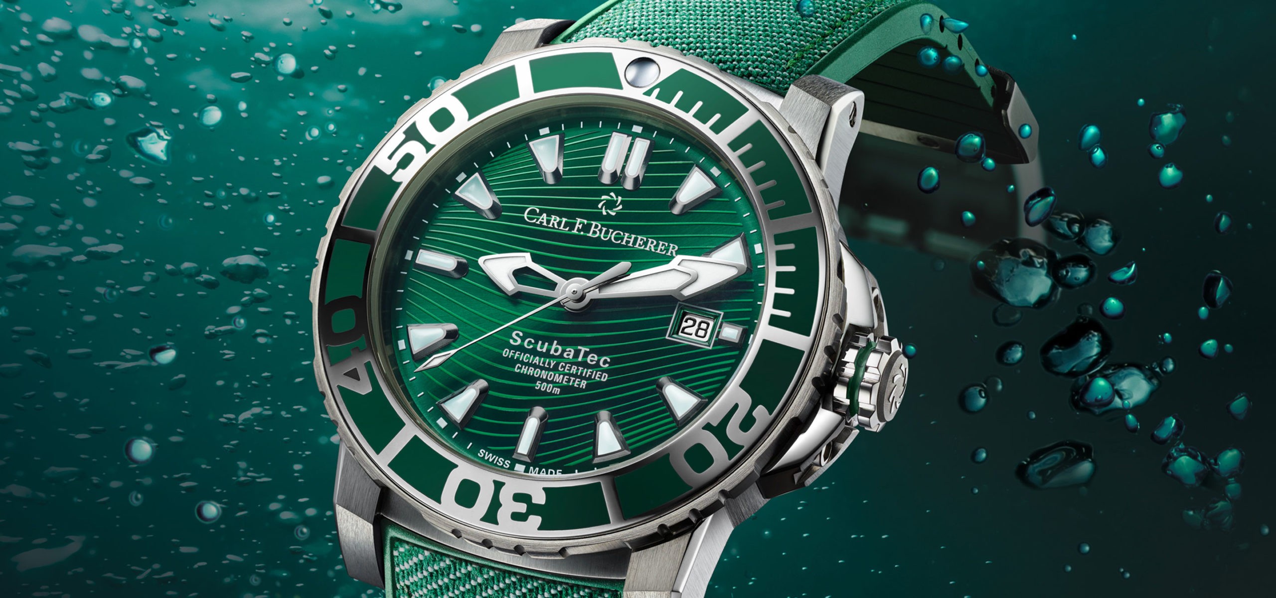 Exploring Time Underwater, With The New Carl F. Bucherer Patravi ScubaTec Verde