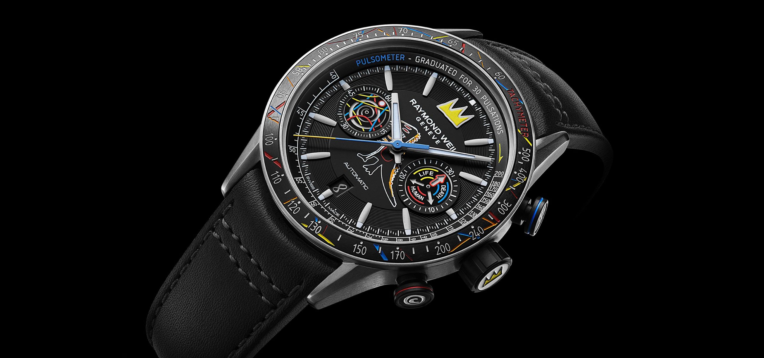 A Tribute In Graffiti: Raymond Weil X Basquiat Freelancer Special Edition