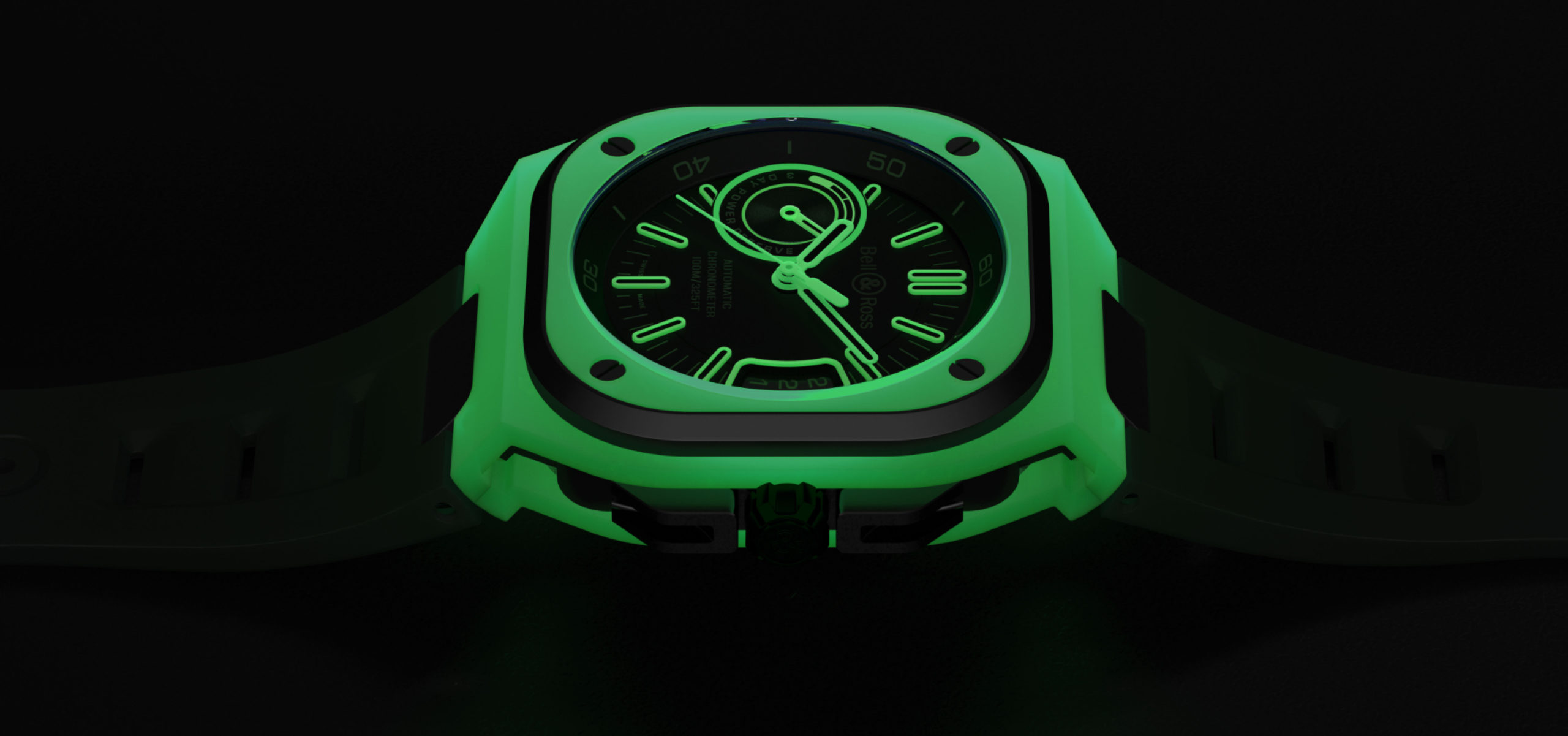 Let It Glow, Let It Glow, Let It Glow: The Glowing Case Of The BR X5 Green Lum By Bell & Ross