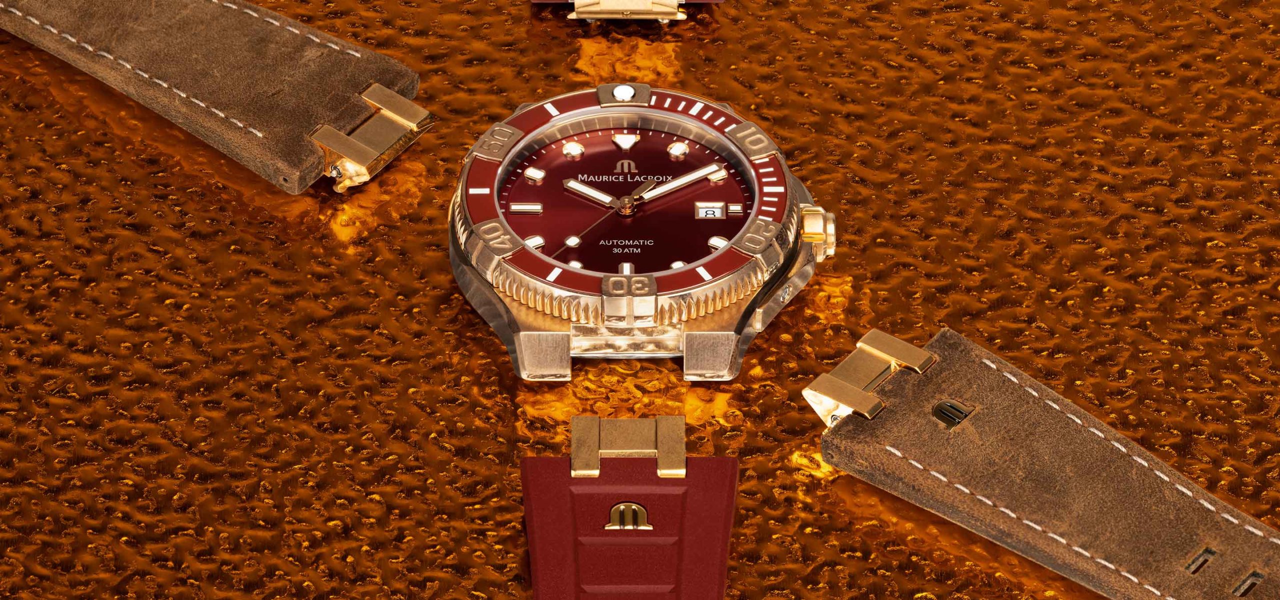 Bronze, Burgundy, Brilliance: Introducing The Maurice Lacroix Aikon Venturer Asia Special Edition