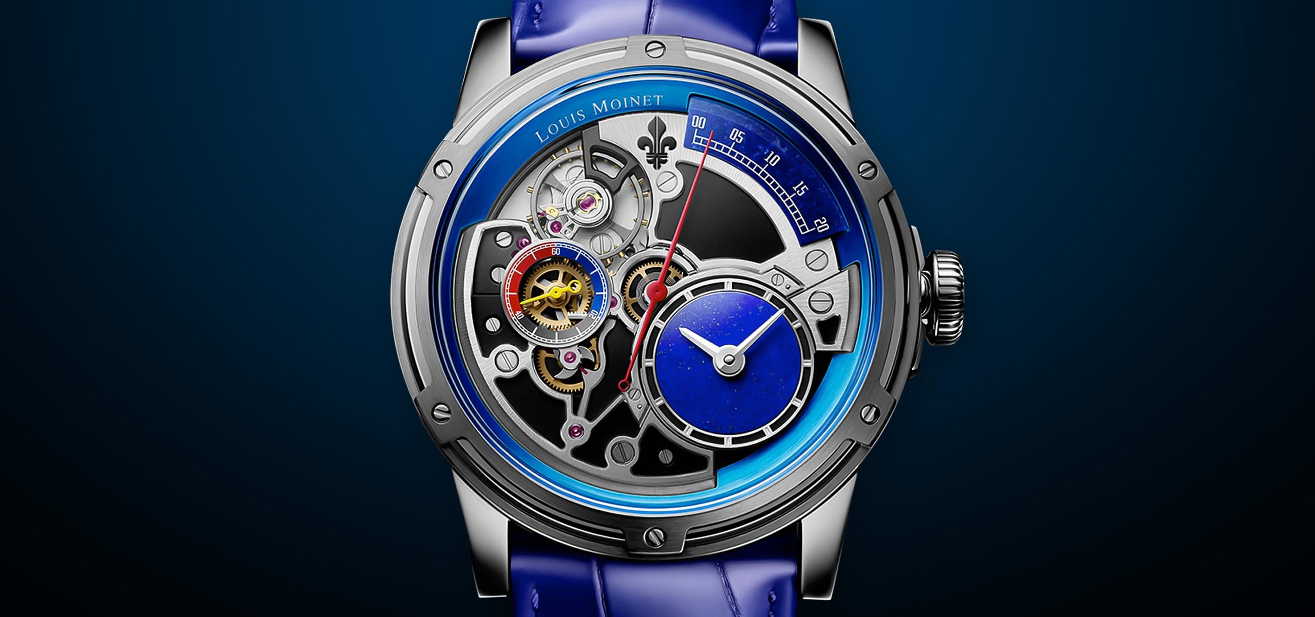 Mysteries Set In Stone: Louis Moinet Tempograph Neo Lapis Lazuli And Onyx