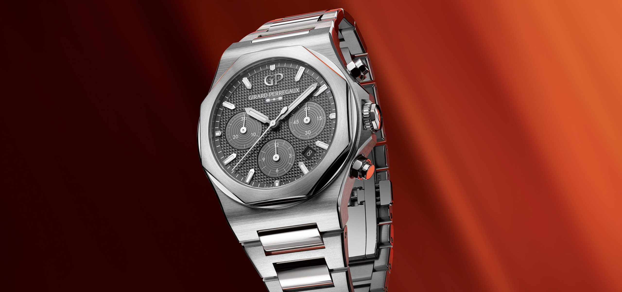 Titanium Birthday Party: Introducing The Girard-Perregaux Laureato Chronograph Ti49