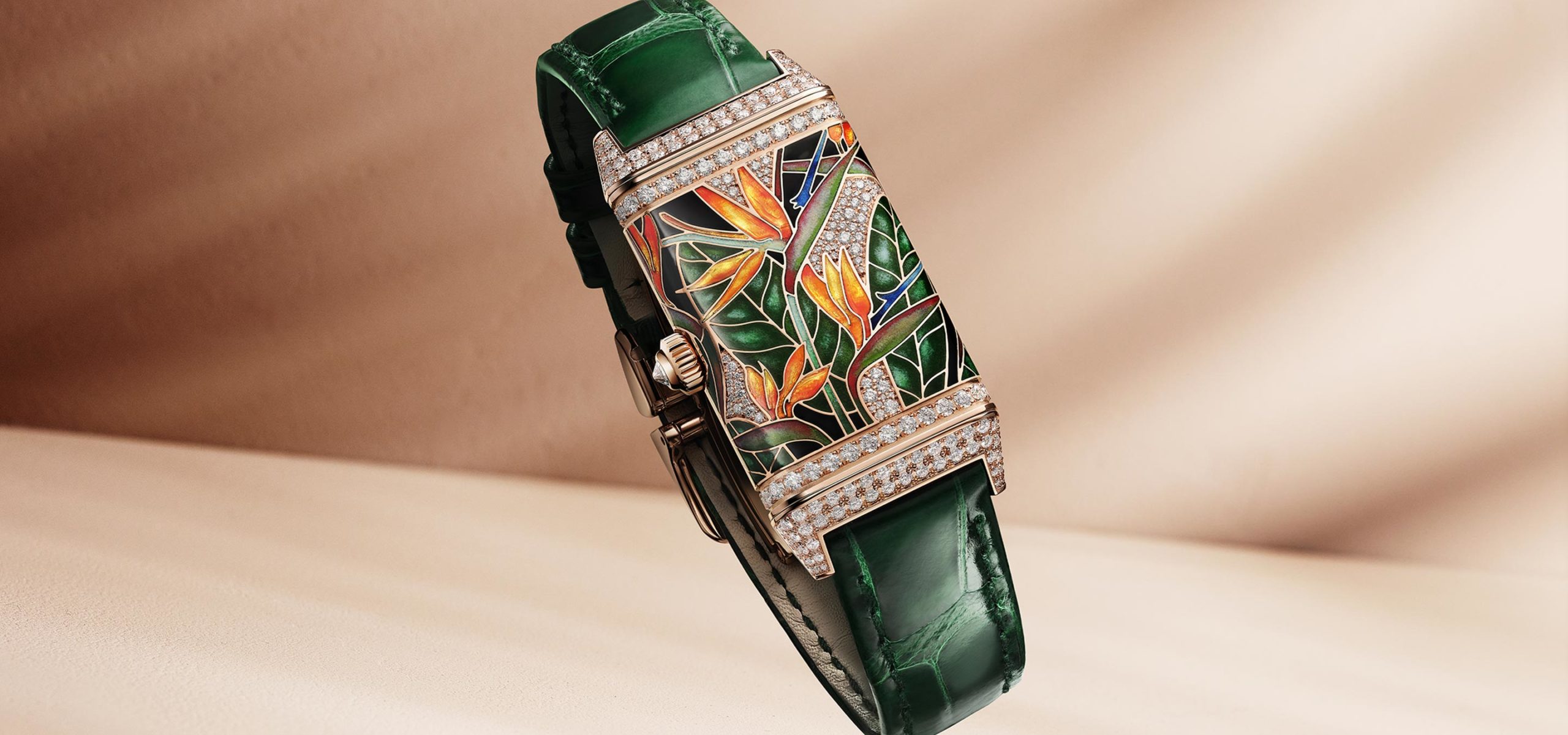 Flowers From Paradise: Tropical Blooms Join The Jaeger-LeCoultre Reverso One Precious Flowers Bouquet