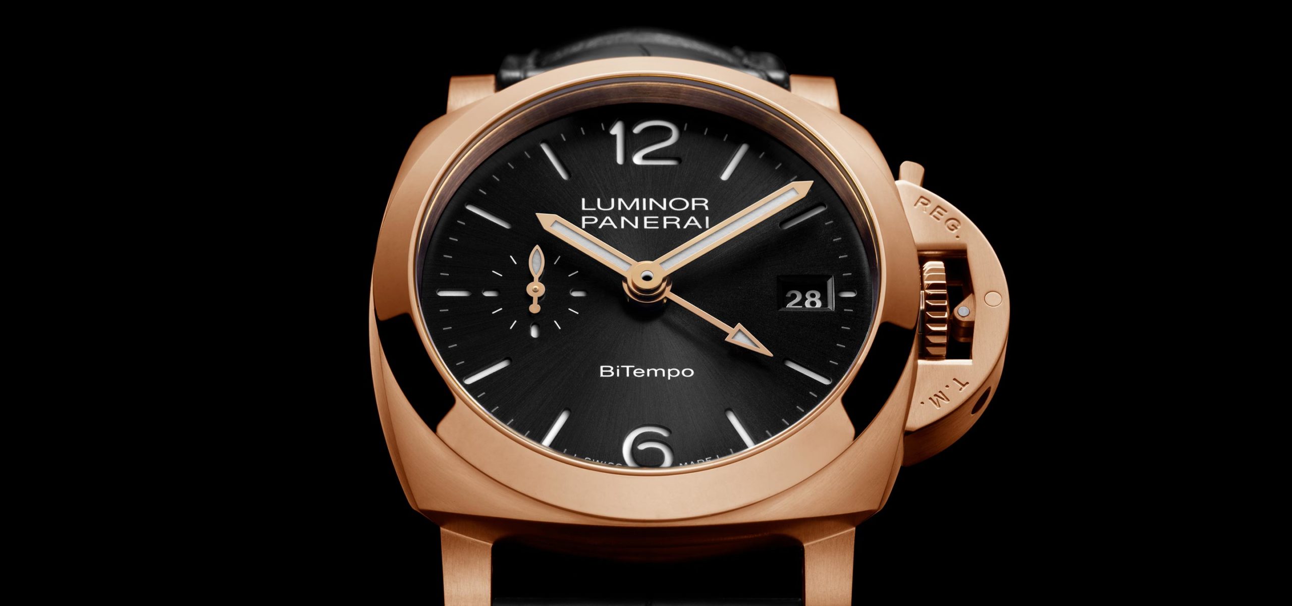 Get, Set, Gold! Introducing The Panerai Luminor Quaranta BiTempo Goldtech Timepiece