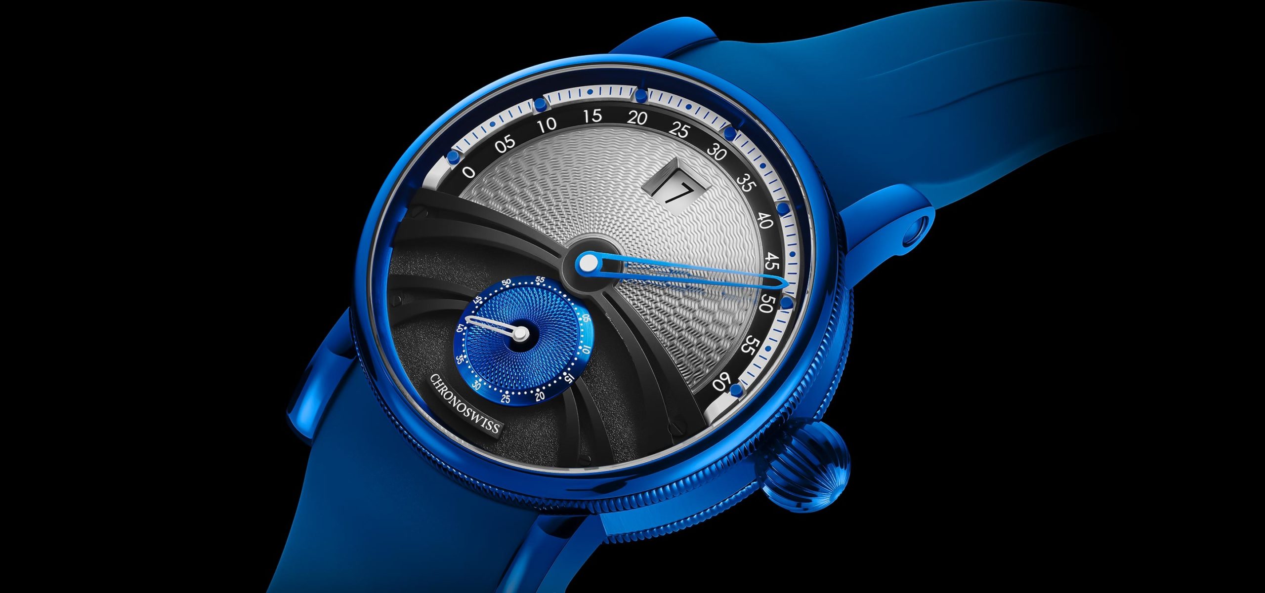 Glacial Inspiration: Introducing The Chronoswiss Delphis Sub Zero Timepiece In Silver And Blue Hues