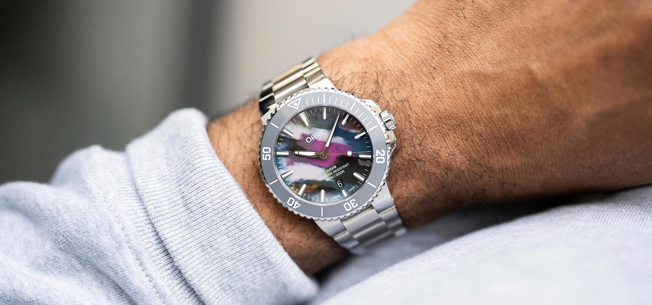 From Plastic To Fantastic: The New Oris Aquis Date Upcycle With A Sustainable Style Upgrade